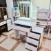 Bàn Trang Điểm  Gương Đèn Led Màu Trắng Giá Rẻ 